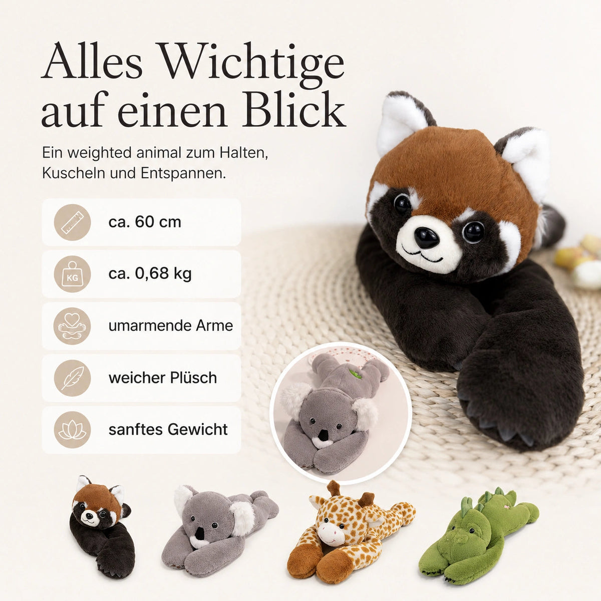 Gewichtskuscheltire